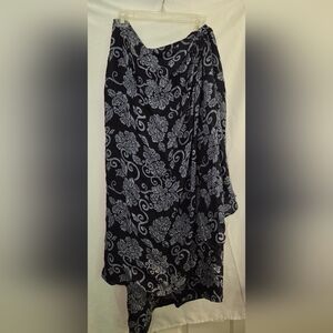 Saks Fifth Avenue Silk Wrap Skirt Size 16